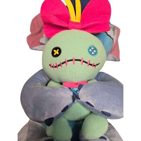 Disney Lilo & Stitch 23" Plush Stitch Hugging Scrump Doll Stuffed Toy - Picture 7 of 9